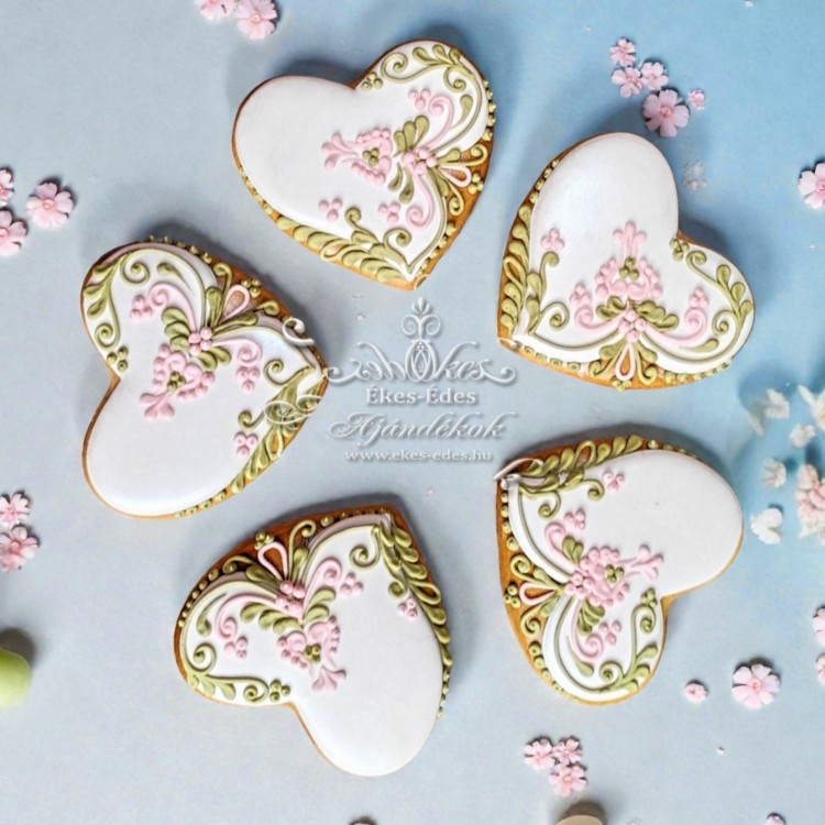 Púder és csipke – Finom-írókázott mézeskalács köszönetajándék