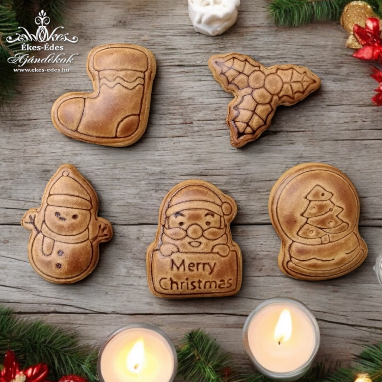 Kakaóval rajzolt karácsonyi mézeskalács