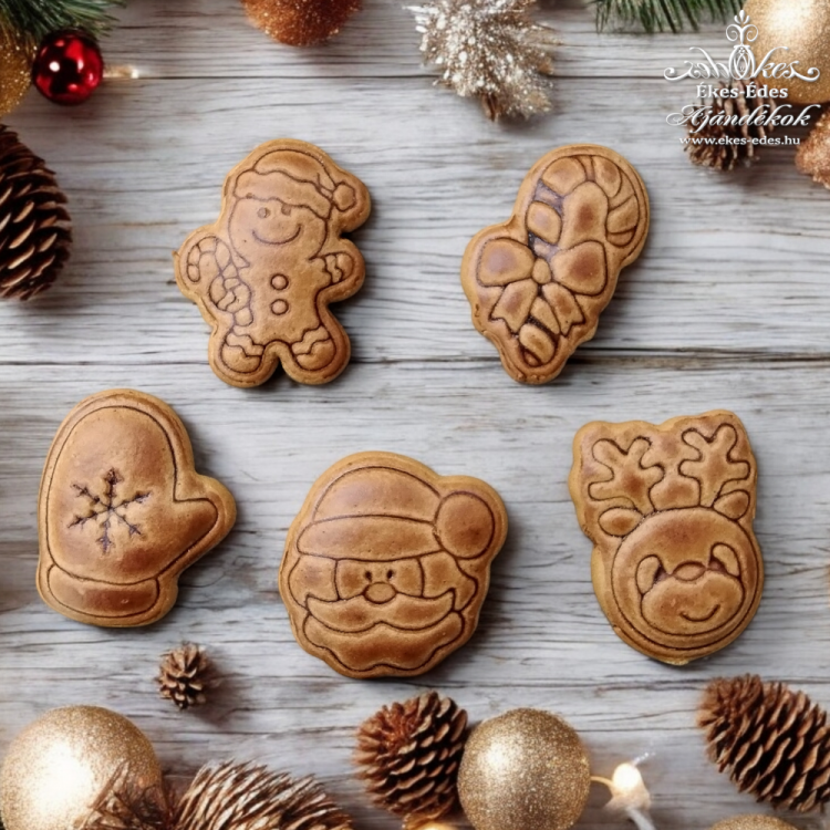 Kakaóval rajzolt karácsonyi mézeskalács