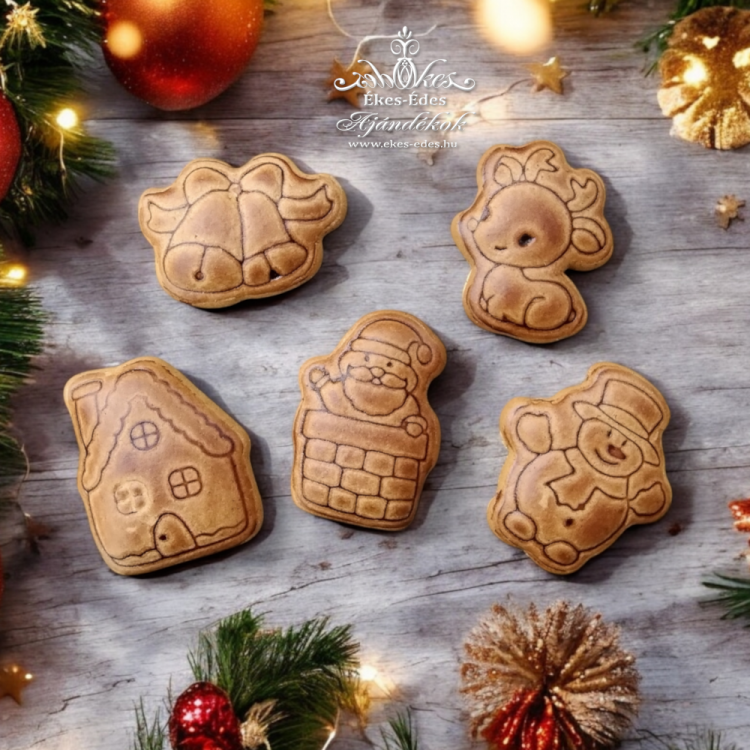 Kakaóval rajzolt karácsonyi mézeskalács