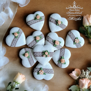 Vintage köszönetajándék szívek Vintage köszönetajándék szívek