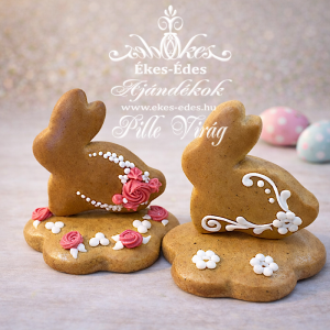 Virágos húsvéti nyuszi