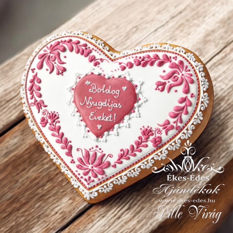 Népi motívumos szív