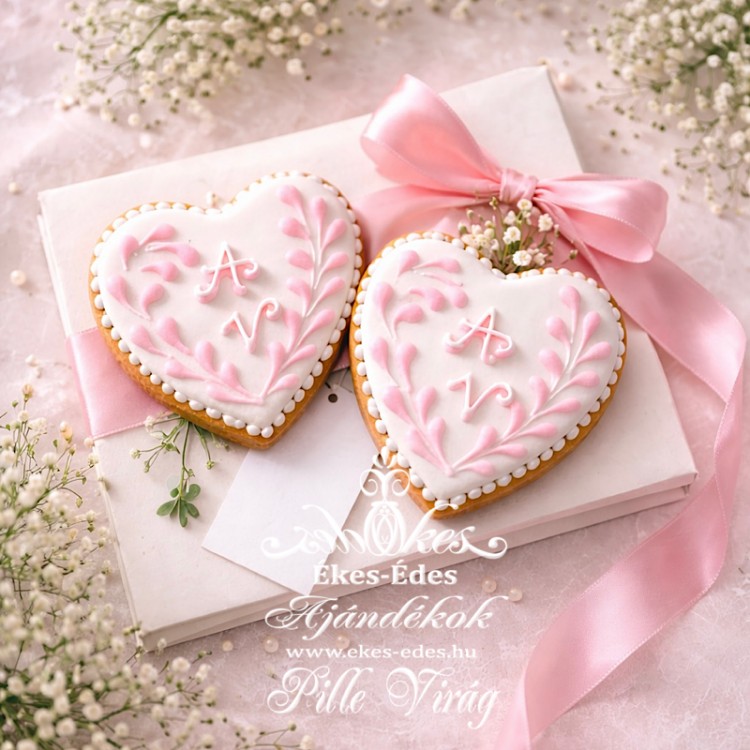 Esküvői köszönőajándék szív