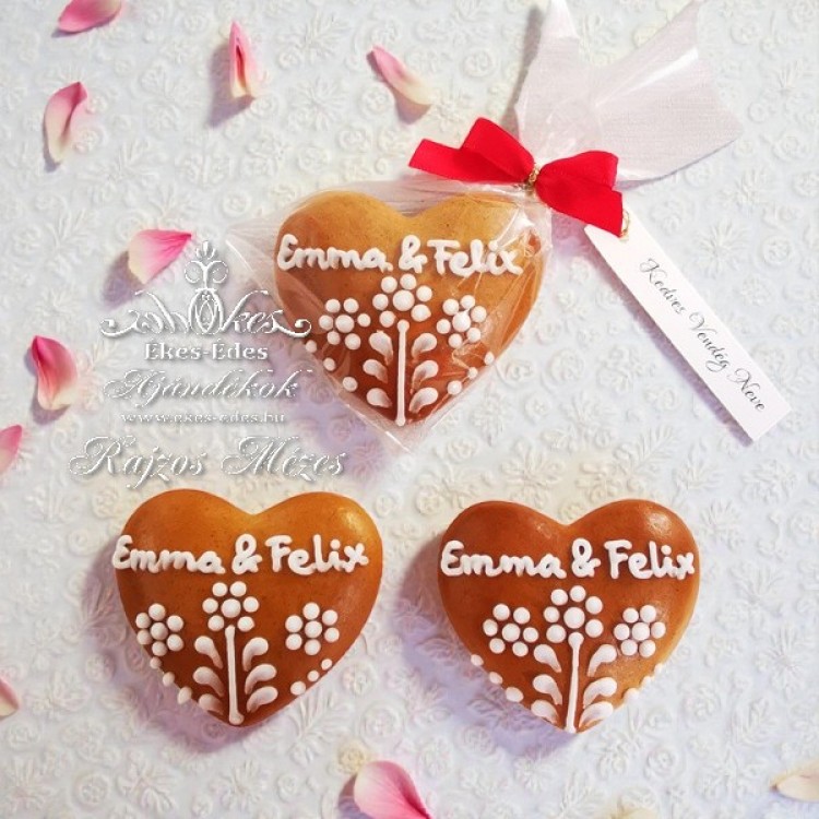 Apró virágos köszönetajándék ültetőkártyával