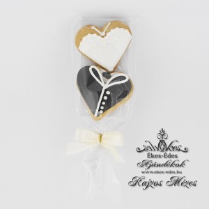 Menyasszony vőlegény mini szív